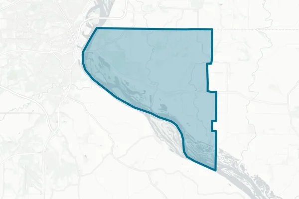 East Dubuque Unit School District #119 — detail map