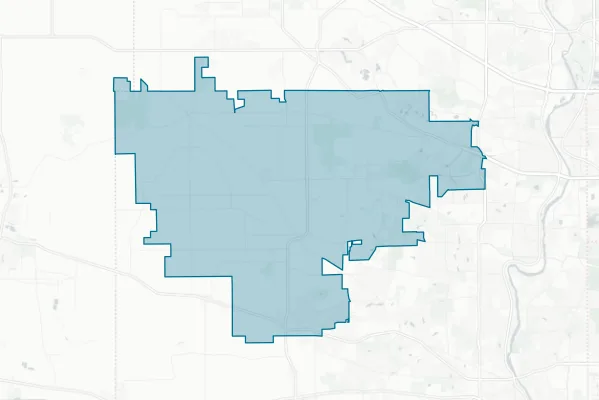 Central Community Unit School District No. 301 — detail map