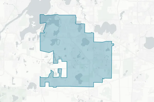 Big Hollow School District #38 — detail map