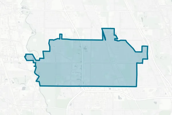 Deerfield Public School District 109 — detail map