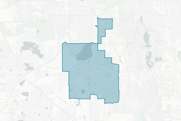 Diamond Lake School District No. 76 — detail map