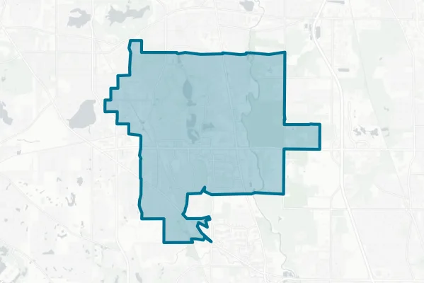 Hawthorn School District No. 73 — detail map