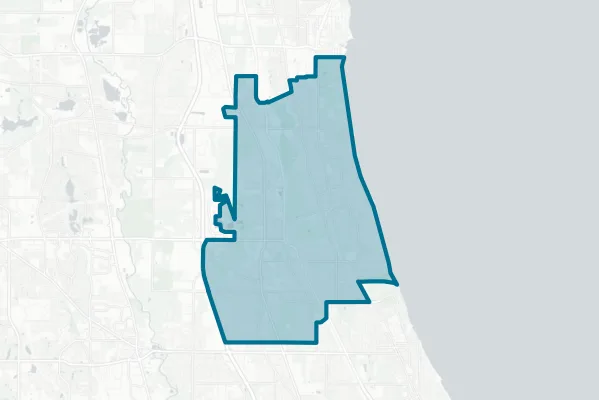 Lake Forest Community High School District 115 — detail map