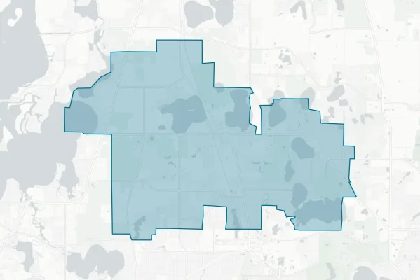 Lake Villa Community Consolidated School District No. 41 — detail map