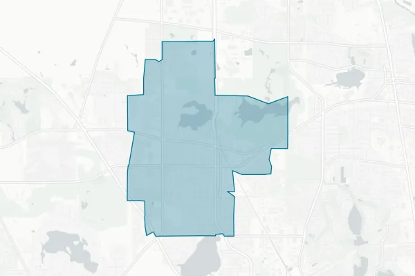 Mundelein Elementary School District 75 — detail map