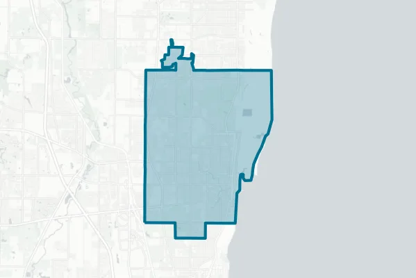 Waukegan Community Unit School District No. 60 — detail map