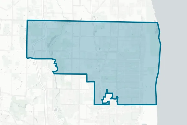 Zion-Benton Township High School — detail map