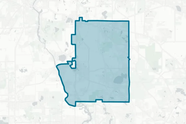 Wauconda Community Unit School District No. 118 — detail map