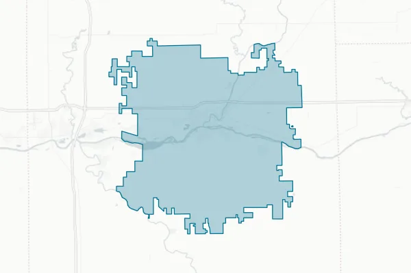 Ottawa Township High School District 140 — detail map