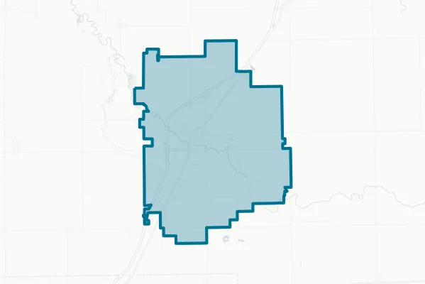 Pontiac Community Consolidated School District No. 429 — detail map