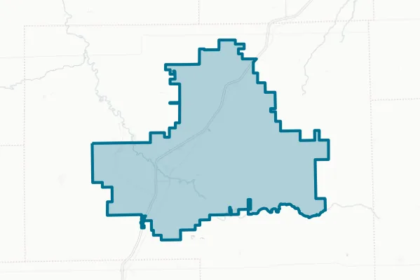 Pontiac Township High School District 90 — detail map