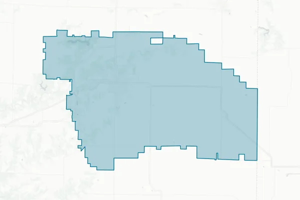 Macomb Community Unit School District #185 — detail map