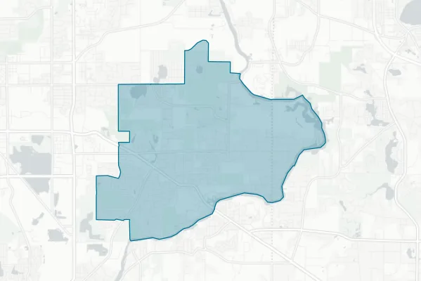 Cary Community Consolidated School District 26 — detail map