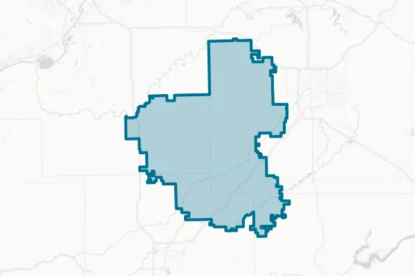 Olympia Community Unit School District No. 16 — detail map
