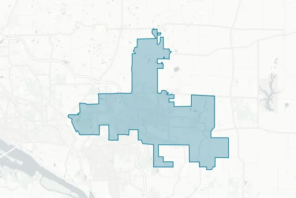 Bethalto Community Unit School District No. 8 — detail map