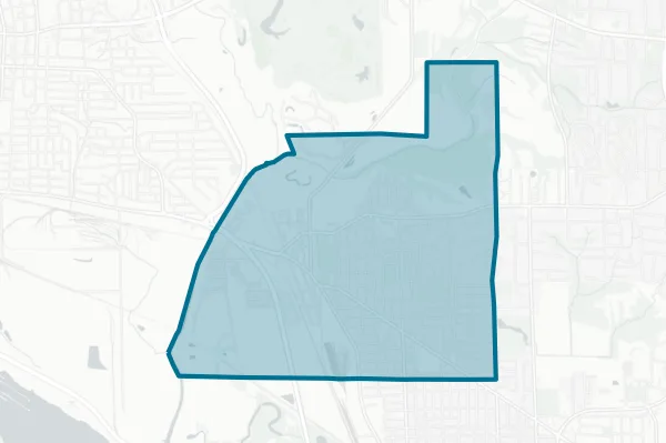 East Alton Elementary School District No. 13 — detail map