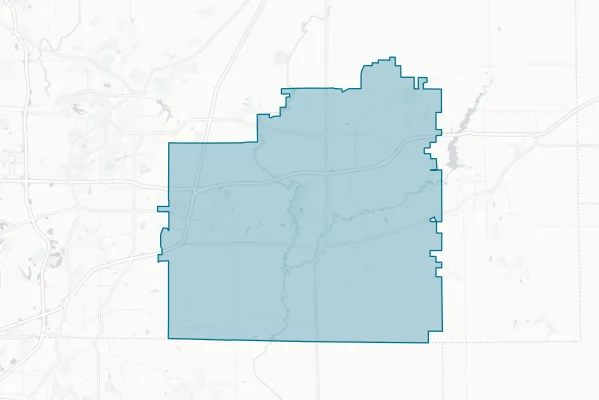 Triad Community School District No. 2 — detail map