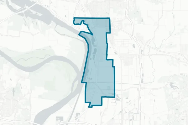 Wood River-hartford Elementary School District #15 — detail map