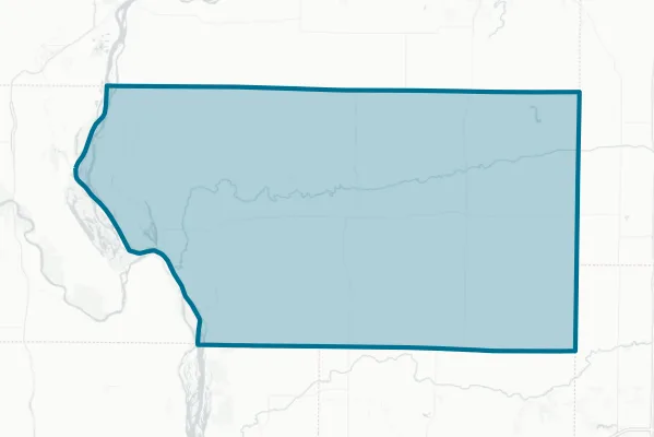 Mercer County School District No. 404 — detail map