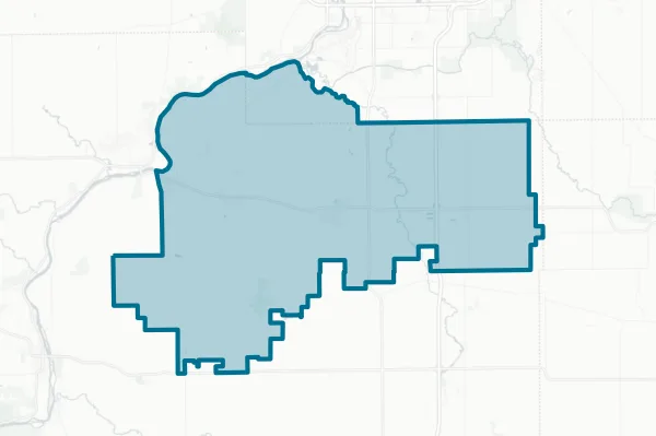 Meridian Community Unit School District #223 — detail map