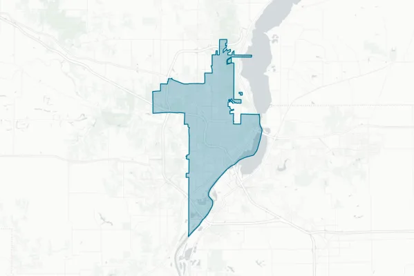 Peoria County Regional Office of Education #48 — detail map