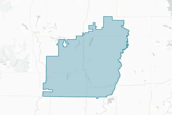 Duquoin Community Unit School District #300 — detail map