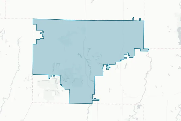 Pinckneyville Community High School District 101 — detail map