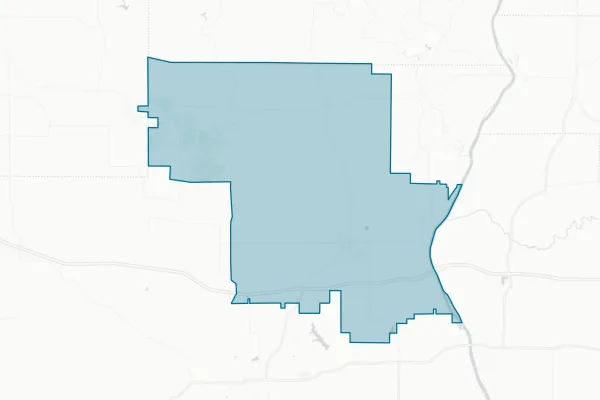 Griggsville-perry Community Unit School District #4 — detail map
