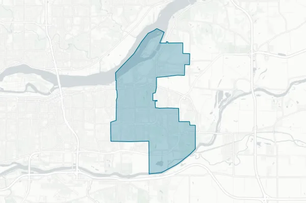 East Moline School District No 37 — detail map