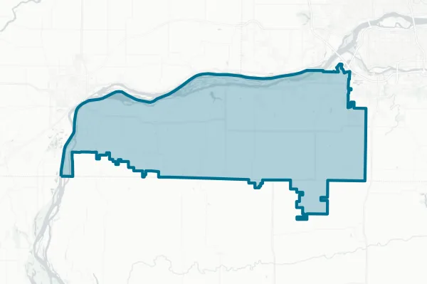 Rockridge Community Unit School District No. 300 — detail map