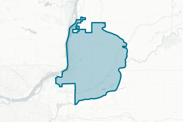 Riverdale Community Unit School District No. 100 — detail map