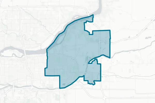 United Township High School District No. 30 — detail map
