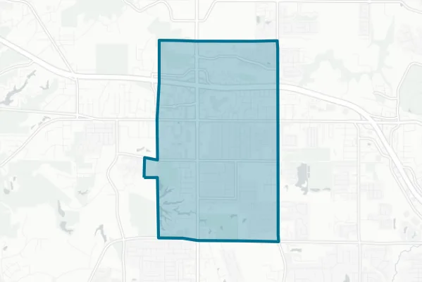 Pontiac William Holliday School District No. 105 — detail map