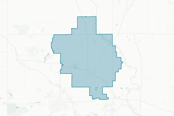 Eldorado Community Unit School District No. 4 — detail map