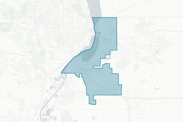 East Peoria Elementary School District No. 86 — detail map