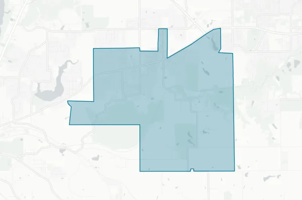 District 50 Schools — detail map