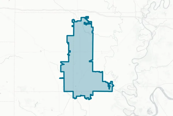 Norris City - Omaha - Enfield Community Unit No. 3 — detail map