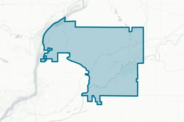 Erie Community Unit School District No. 1 — detail map