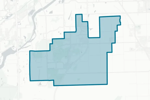 Elwood Community Consolidated School District 203 — detail map