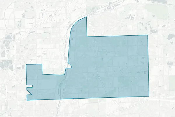 Lockport Township High School District 205 — detail map