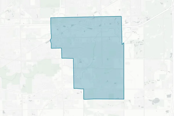 Summit Hill School District No. 161 — detail map