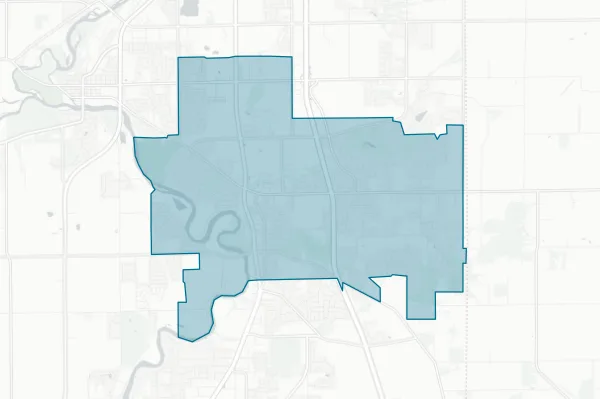 Kinnikinnick Community Consolidated School District #131 — detail map