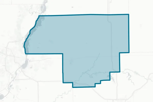 Metamora Township High School, District 122 — detail map