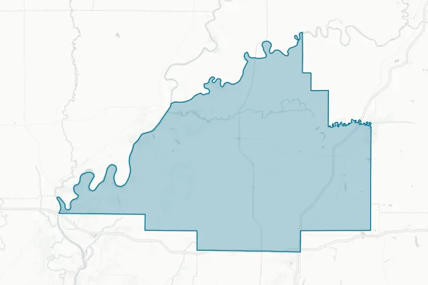 Gibson County — detail map