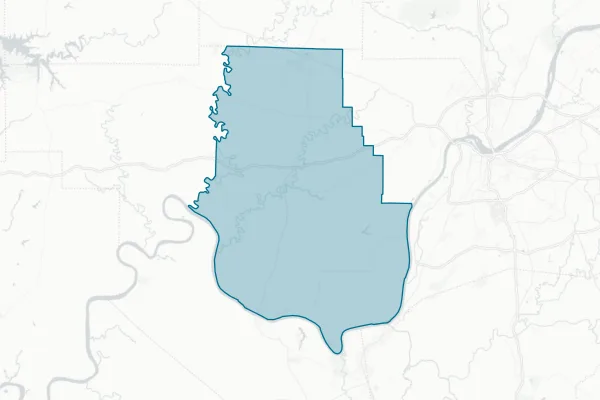 Harrison County — detail map