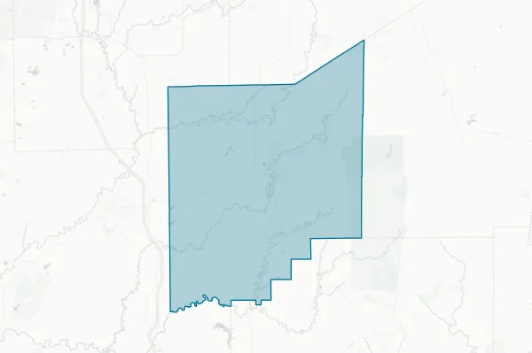 Jennings County — detail map