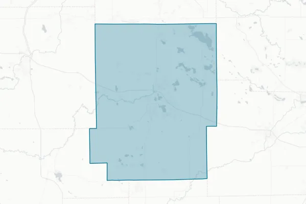 Kosciusko County — detail map