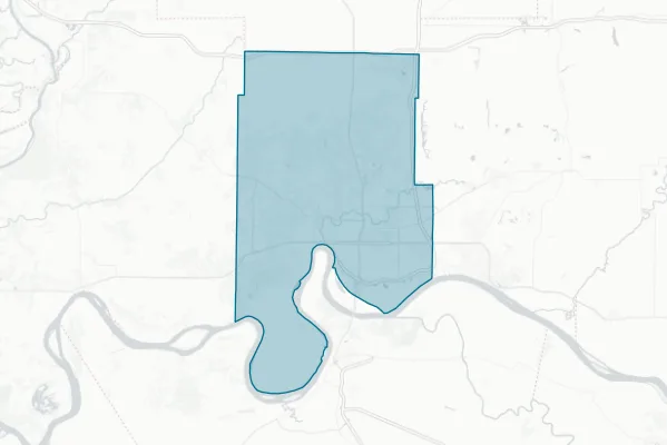 Vanderburgh County — detail map