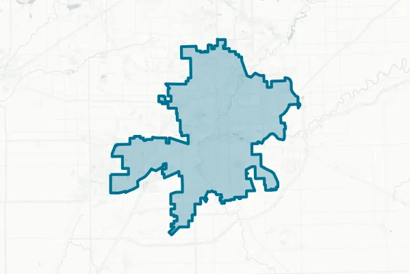 City of Fort Wayne — detail map
