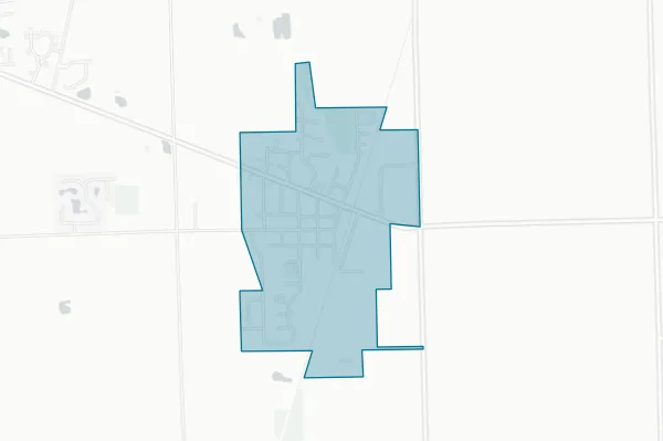 Town of Grabill — detail map
